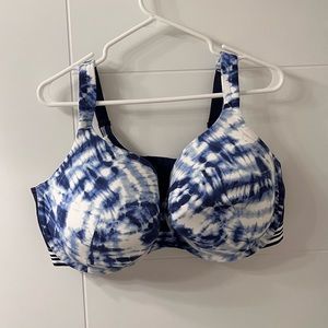 Cacique full coverage tie dye bra, 44G
